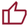 thumb_up_100dp_8F1930_FILL0_wght400_GRAD0_opsz48