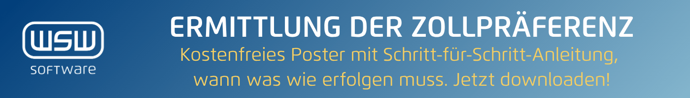 POSTER ERMITTLUNG DER ZOLLPRÄFERENZEN